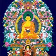 Buddha Shakyamuni and Tsongkhapa