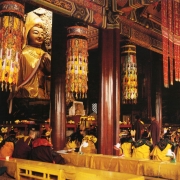 雍和宫供奉的宗喀巴大师像